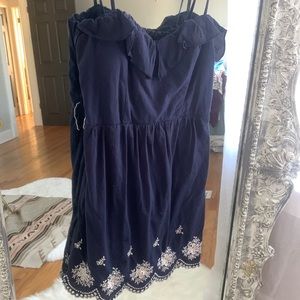 Navy blue dress